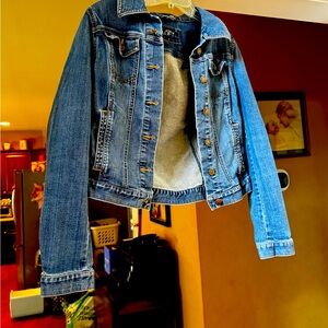 Loft Cropped Jean Jacket